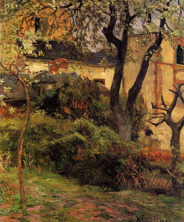 Rouen, Spring - Paul Gauguin Painting